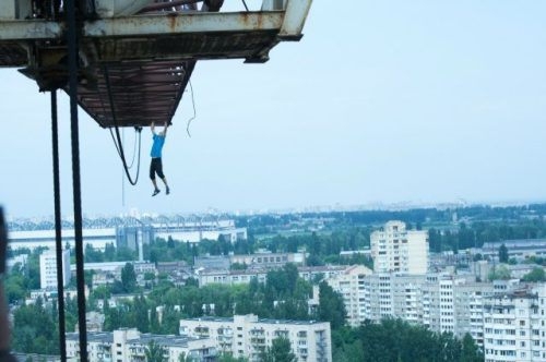 Cop-Out daredevil from the Ukraine 