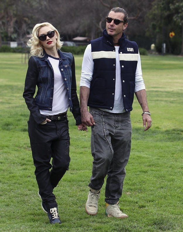 Gwen Stefani And Gavin Rossdale Went To The Park With Their Kids