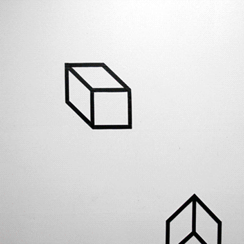 Hypnotizing Optical Illusion GIFs Made with Tape