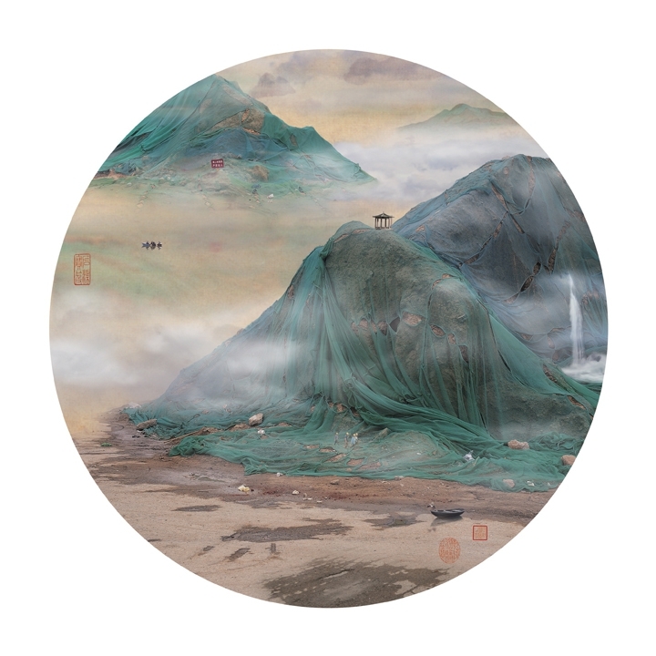 Artist Transforms Landfills Into Beautiful Chinese Landscapes