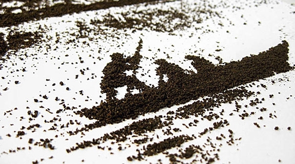 Illustrations Made from Tea by Andrew Gorkovenko