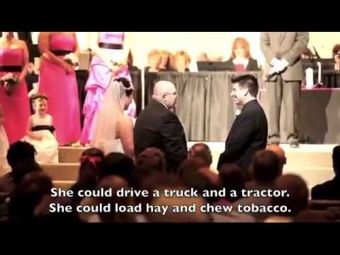 Father Gives Away Daughter At Wedding With Amazing Speech