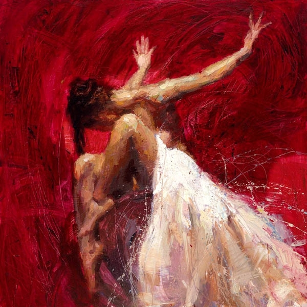 Palette Knife Paintings of Dramatic Female Figures By Henry Asencio