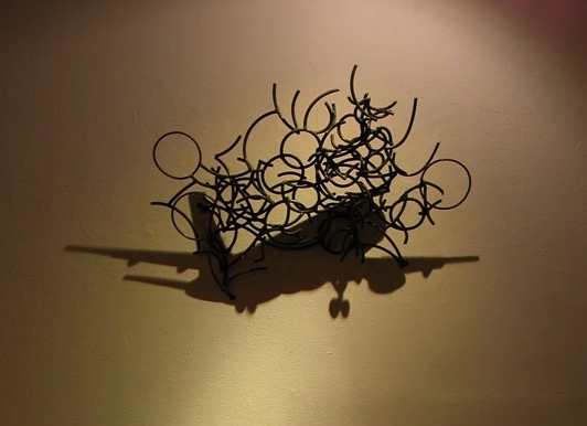 Incredible Shadow Drawings Appear Through Mangled Wires By Larry Kagan