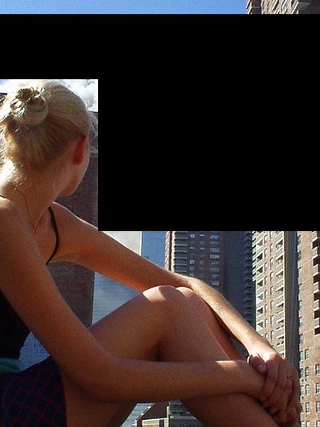 Australian Model Caught Distracted During a Photo Shoot During 9/11