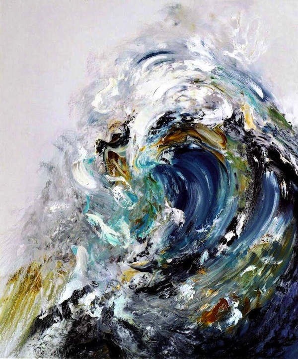 Bold Breaking Waves by Maggi Hambling