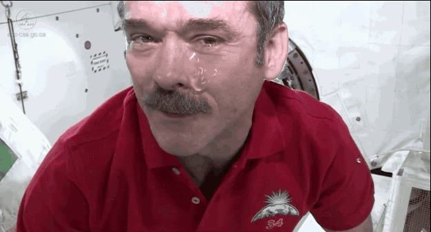 What Crying in Space Looks Like
