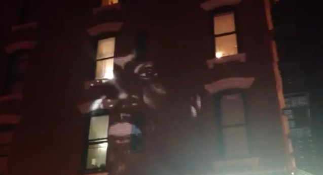 Kanye West's New Song, 'New Slaves,' On Sides Of Buildings