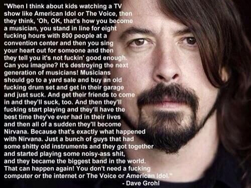 Dave Grohl Is No Fan Of Singing Competition Reality TV ShowS