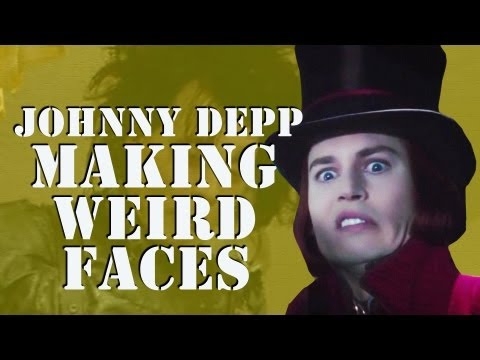 Johnny Depp Making Weird Faces- Hilarious Video