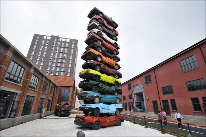 Old Cars Tower in China