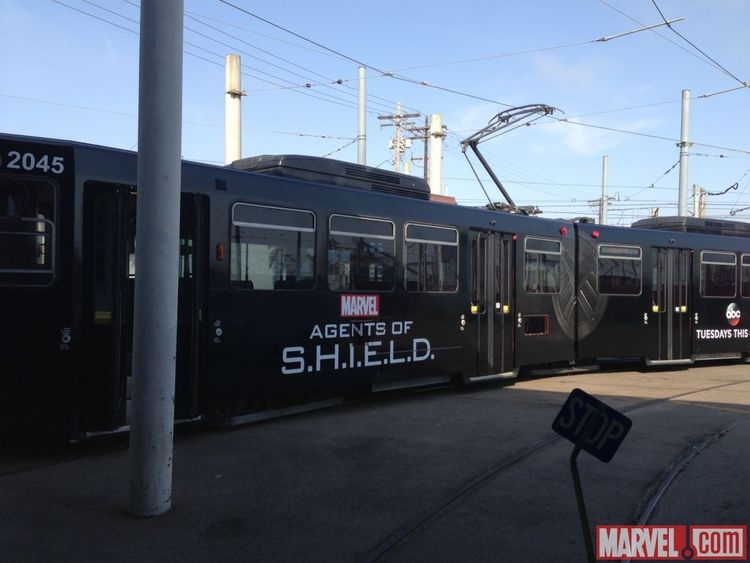 SDCC 2013: AGENTS OF S.H.I.E.L.D. Take Over San Diego Trolleys
