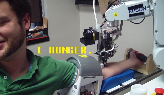This Phlebotomist Robot Thirsts For Your Blood (VIDEO AND GIFS)