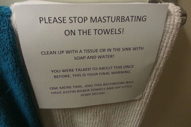 10 Signs Politely Requesting People Stop Masturbating