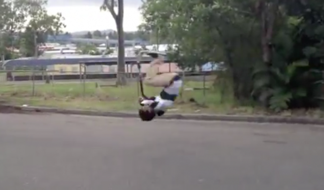 Good Morning, Here's A Guy Pulling Off A Scooter Front Flip (Video)
