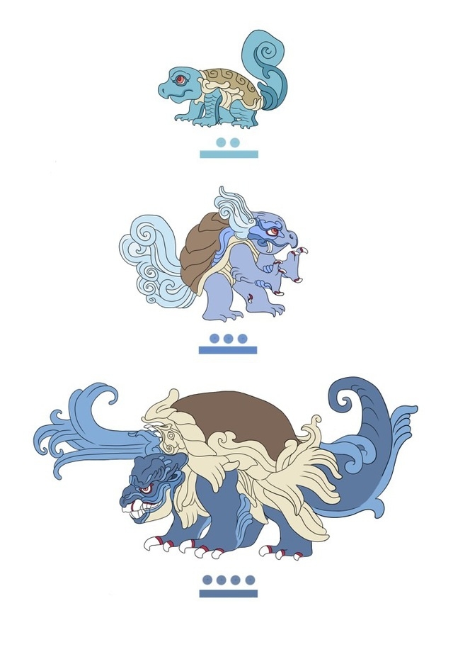 Pokemayans, Pokémon Illustrated in the Style of Mayan Art