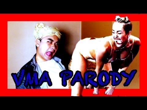 Miley Cyrus 2013 VMA PARODY in 30 SECS