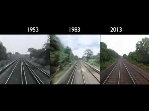 London to Brighton Train Journey: 1953, 1983, 2013