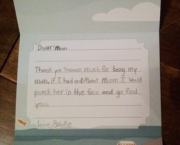 Funny notes from children
