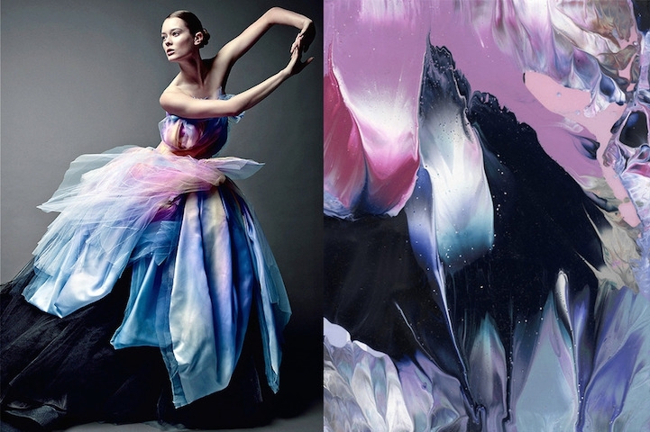 Fashion Photos Matched Perfectly with Artistic Images