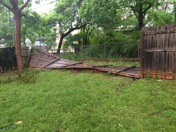 What This Guy Did After A Storm Destroyed His Fence Is Brilliant