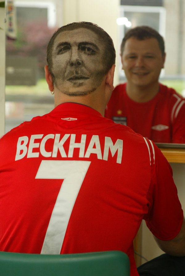 Fans’ Heads Become Works of World Cup Art