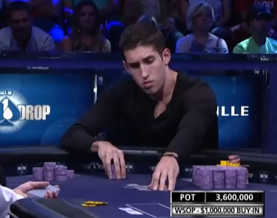 He won 15 million dollars in poker and his reaction was unique