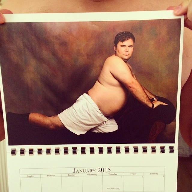 After Losing A Bet, He Was Forced To Create An Embarrassing Calendar