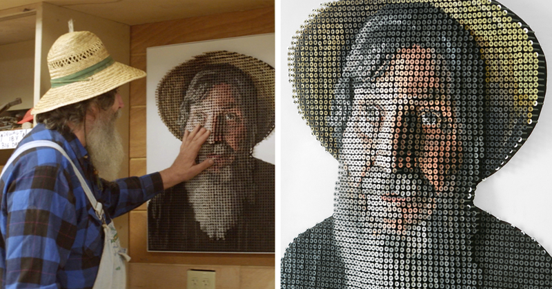 We Made A 3D Screw Portrait That A Blind Artist Could ‘See’ With His Hands