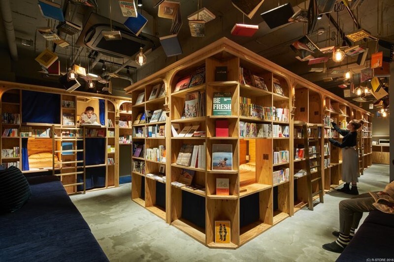 Sleep In A Bookshelf With 5000 Books In Kyoto’s New Bookstore-Themed Hostel