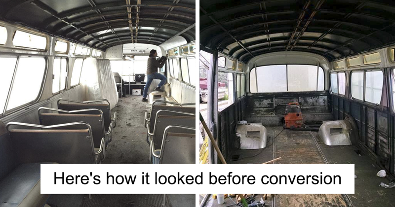 Woman Spends 3 Years Converting Old Bus Into Mobile Home, And It Looks Better Than Most Apartments