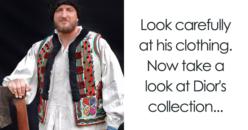 Romanian People Noticed That Dior Copied Their Traditional Clothing And Decided To Fight Back
