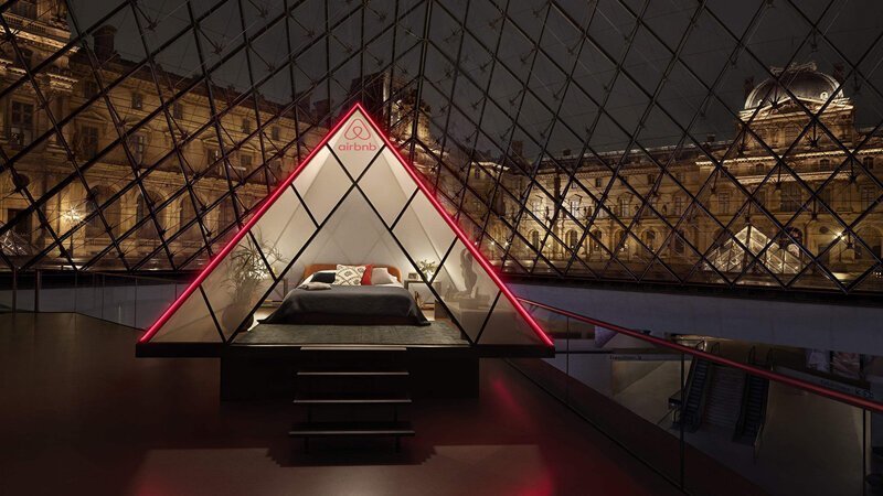 Airbnb Is Offering The Chance To Spend A Night In The Louvre Glass Pyramid