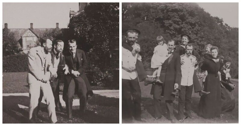 Stunning Rare Photos Of The Emperor Nicholas II Fooling Around With His Friends In 1899