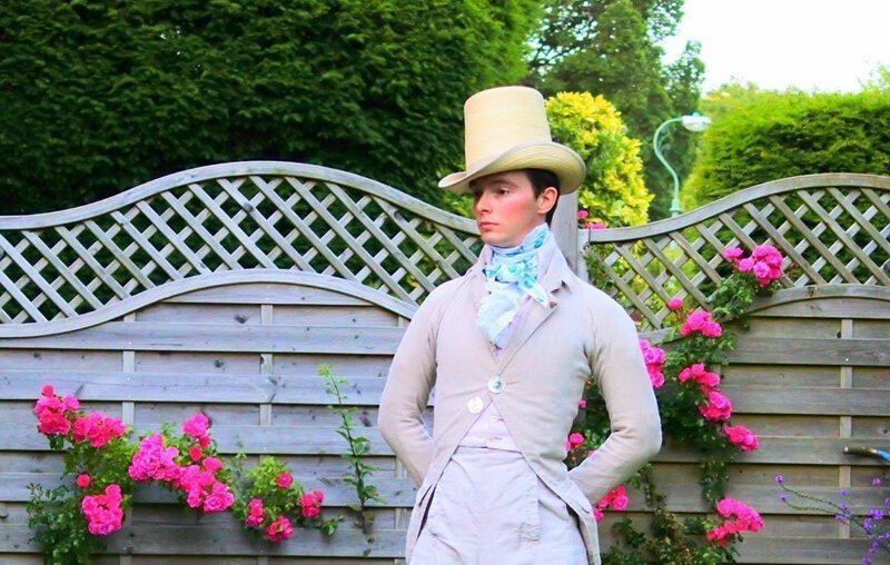 25 Year Old British Man Dresses As A 19th Century Regency Gentleman In Bespoke Clothing He Designs