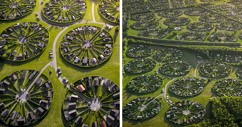 This Community In Denmark Lives In Surreal Circle Gardens