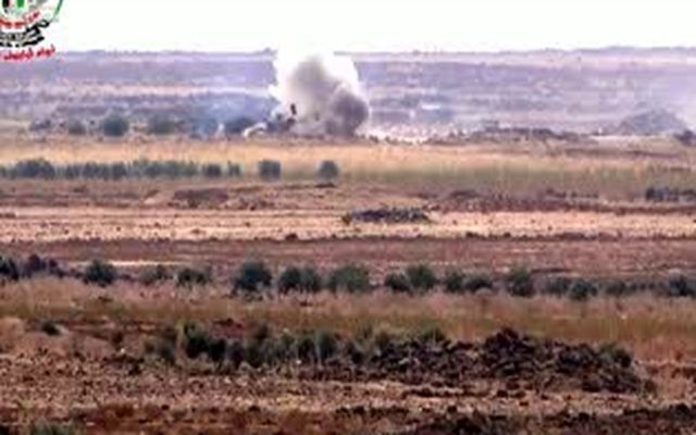 Террористы подбили асадовский танк из китайского птура