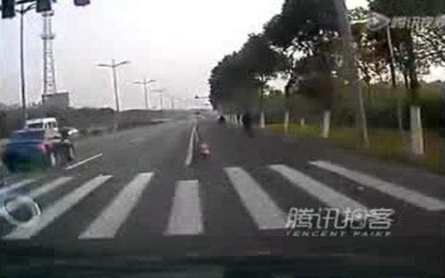 Ужасная авария на китайской трассе