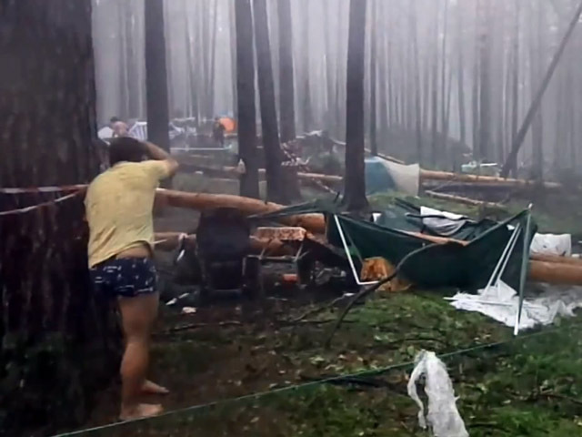 Ураган на фестивале в Челябинске