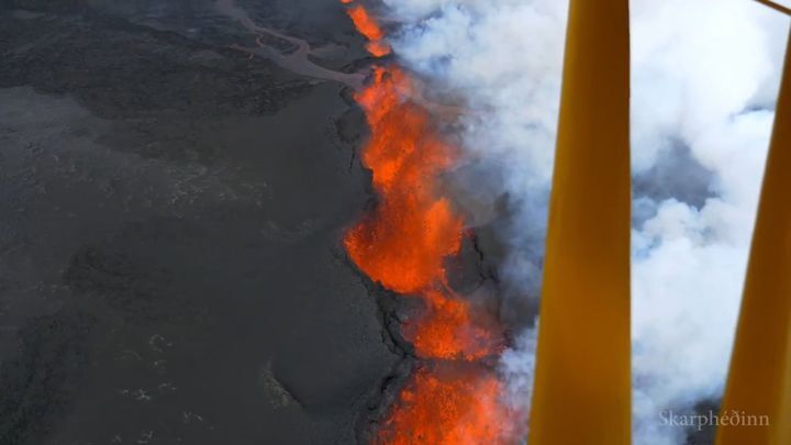 Извержение подледного вулкана Бардарбунга в Исландии