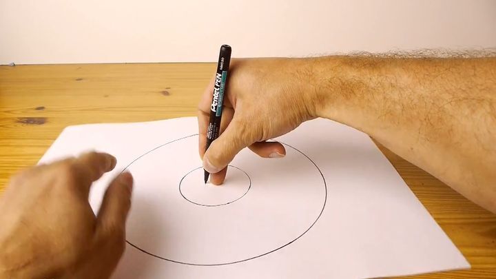 Рисуем идеальный круг без использования циркуля 