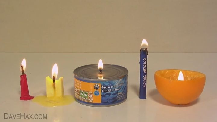 5 способов изготовления свечей из подручных материалов
