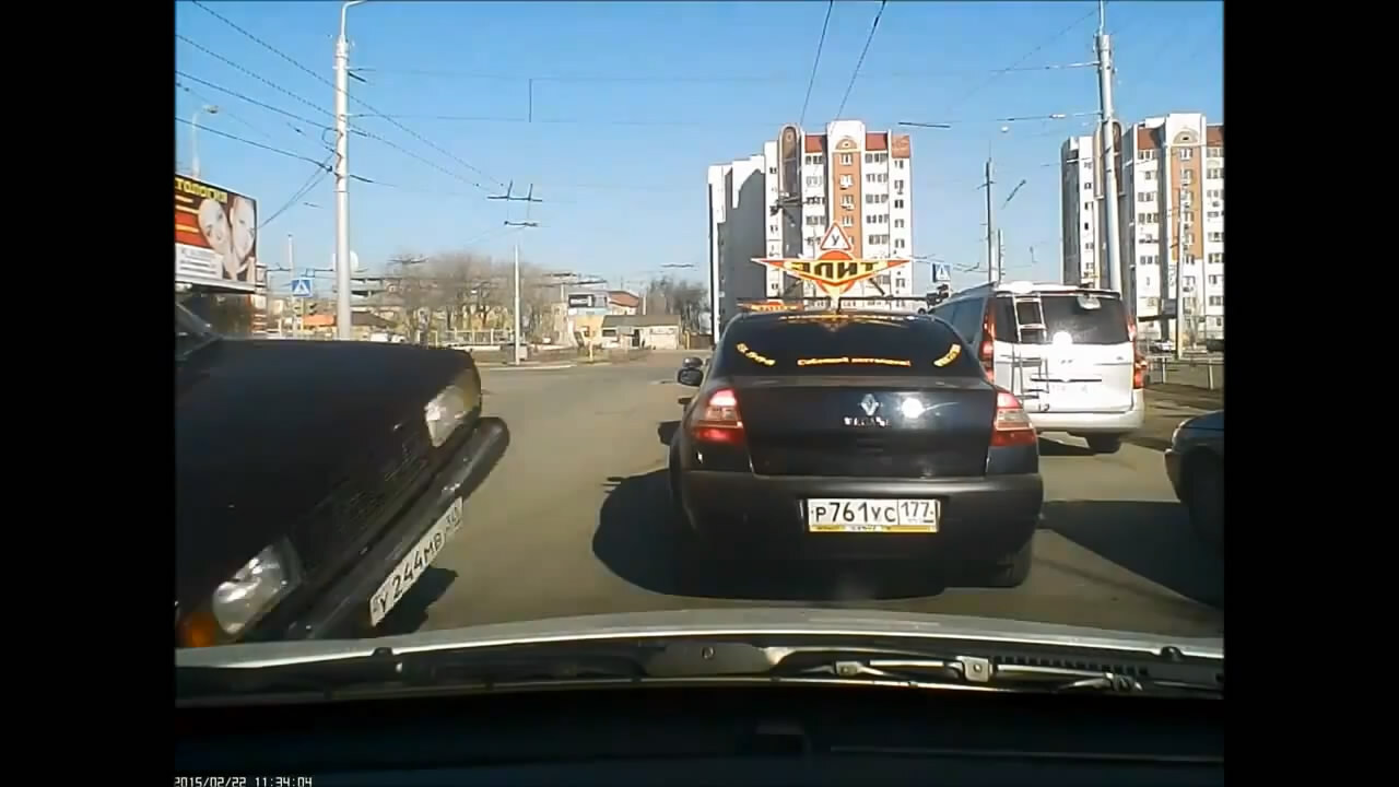 Неожиданный привет - ДТП в Астрахани