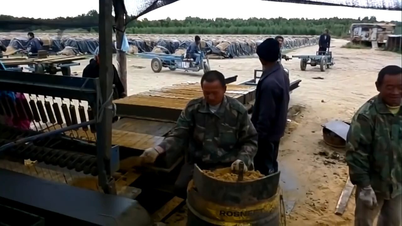 Мини-завод по производству кирпича в Китае