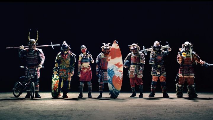 У каждого самурая свой путь! Экстремальная реклама японской лапши