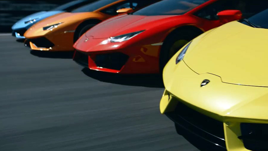 Все версии Lamborghini Huracan в одном ролике