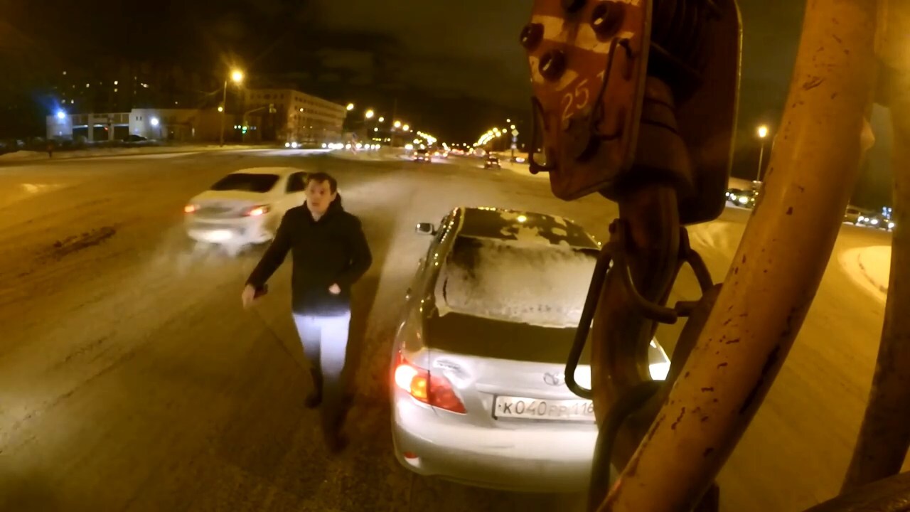 Крановщик и Тойота в Татарстане