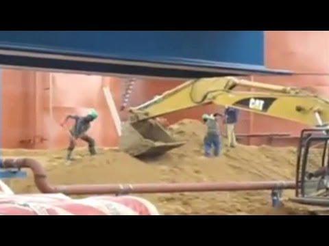  Очень экономный экскаватор
