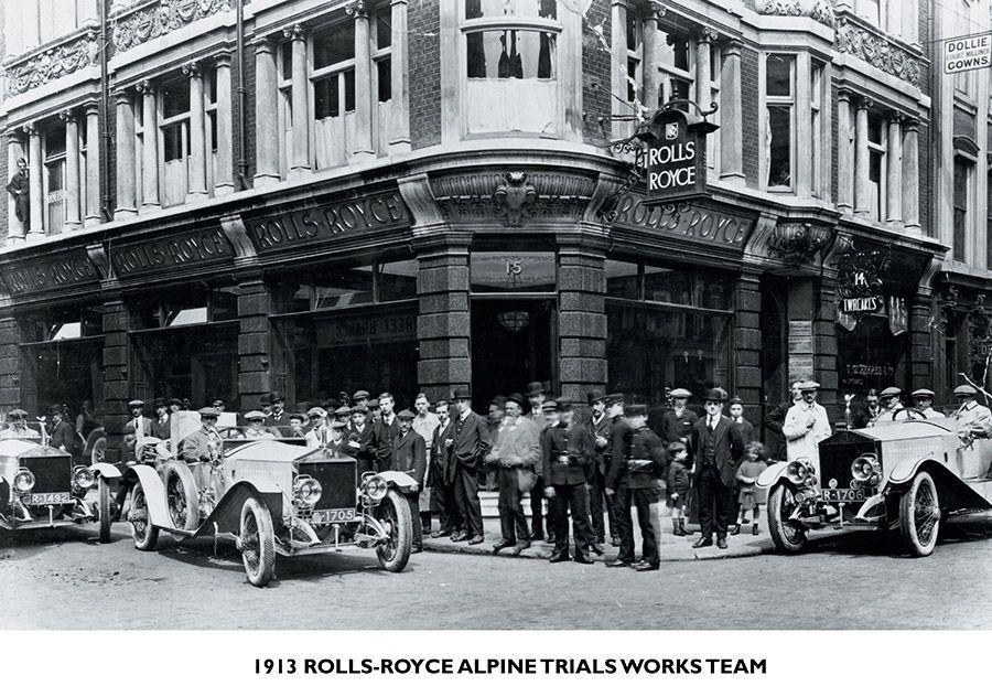 Rolls-Royce ралли Austrian Alpine Trials 1913