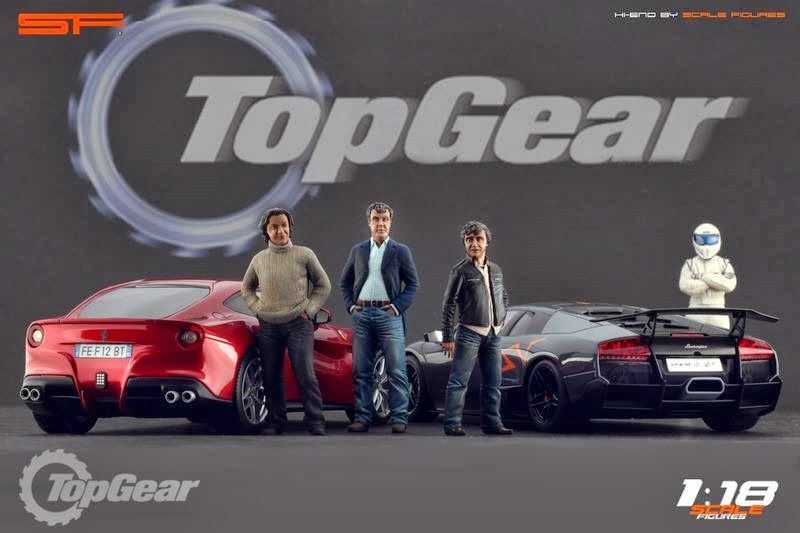 Ведущие Top Gear в масштабе 1:18